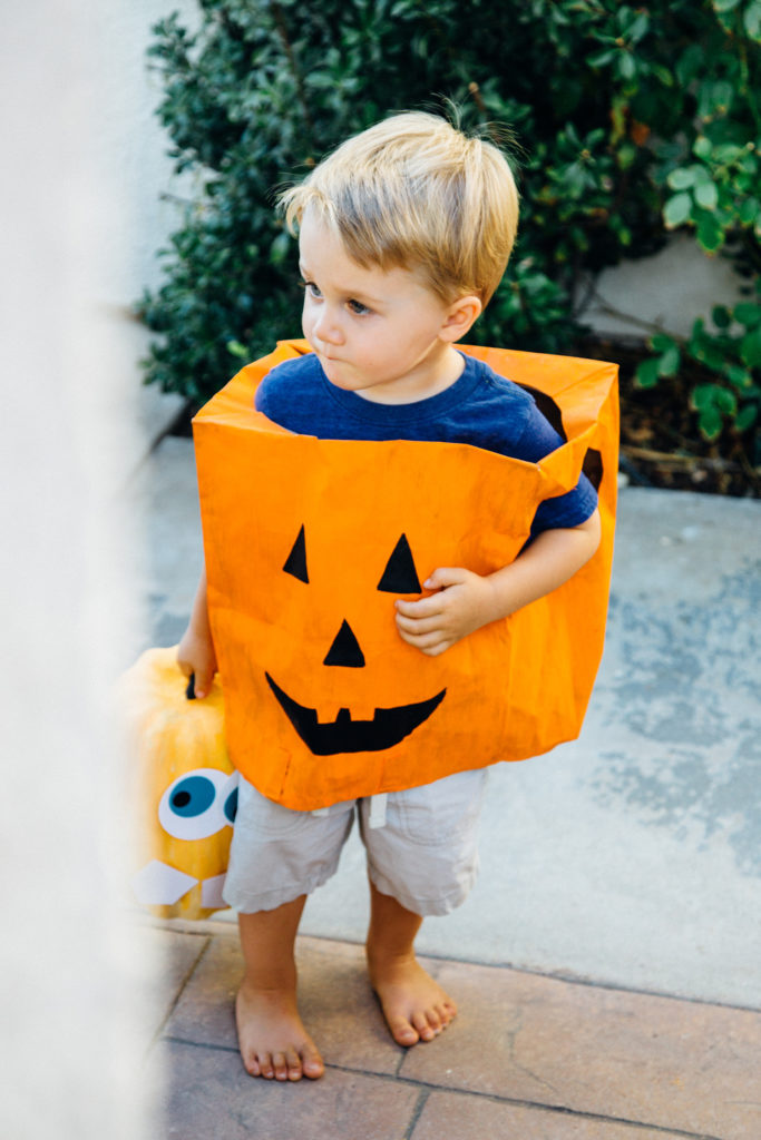 DIY Paper Bag Halloween Costumes - Playfully