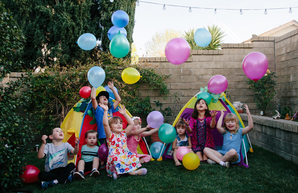 DIY Paper Leaf Garlands for Tents + Teepees - Playfully