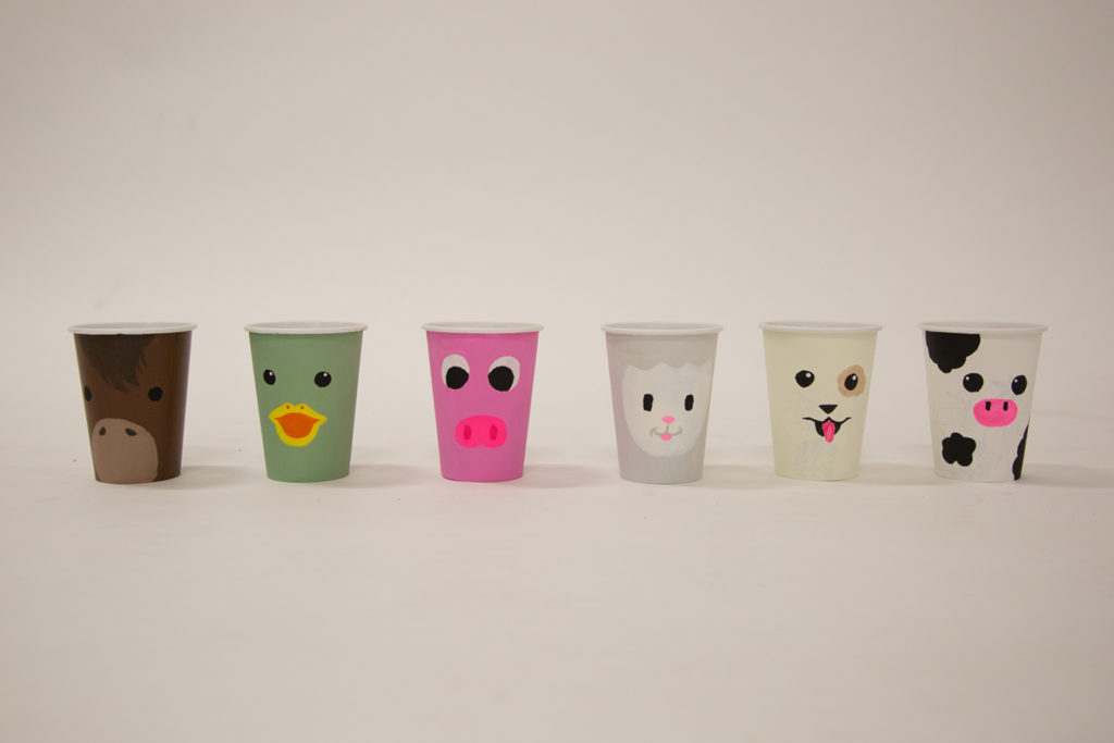 Farm Animal Snack Cups